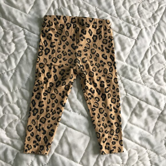 ⚪ Jumping Beans baby girl leopard print leggings - Picture 2 of 7